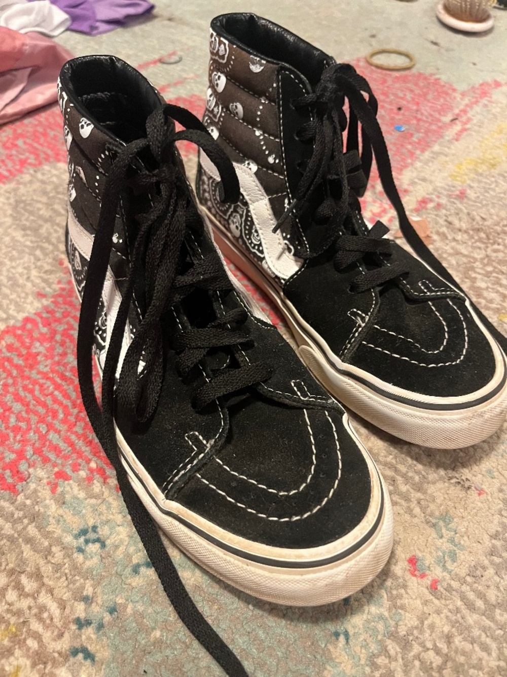 Skull Patterned Vans